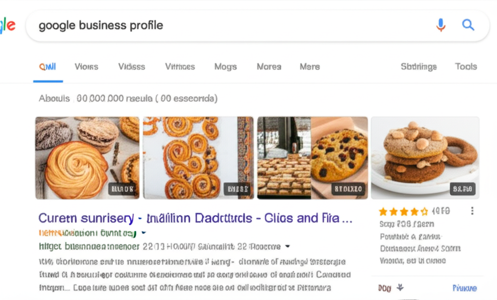 Example of a Google Business Profile
